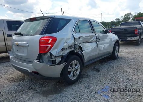 2017 Chevrolet Equinox Ls из США, поврежденный, VIN 2GNALBEK7H1524643